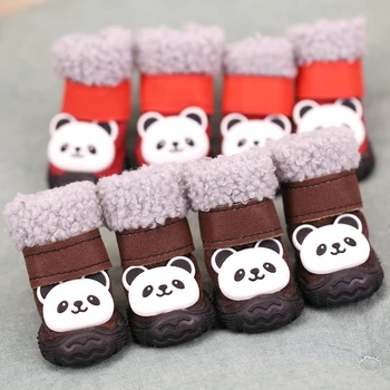 

Dog Winter Shoes Dog Small Dog Warm Boots Pet Winter Cotton Velvet Shoes Honden Schoenenwinter Dog Boots DD6D130
