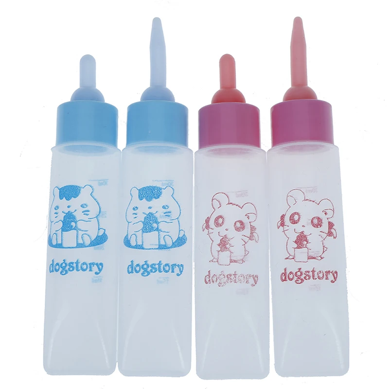1pc 30ml Pet Milk Bottle Silicone Nipple Small Animal Feeding Hamster Cat Dogs Puppy | Дом и сад