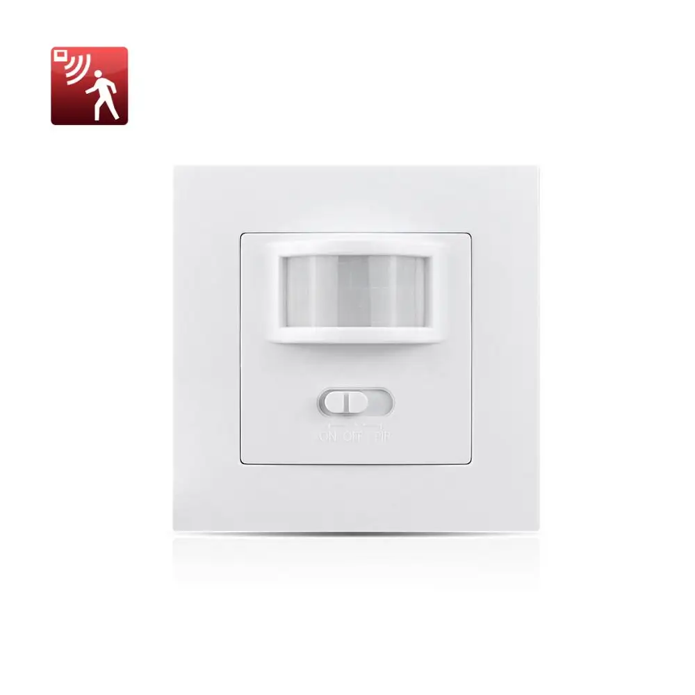 Smart-PIR-Motion-Sensor-Switch-AC-110V-240V-Recessed-Infrared-Auto-Control-ON-Off-Wall-switch