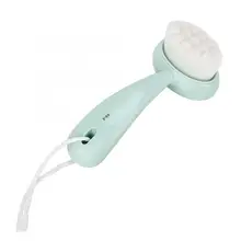 Ручной массаж лица щетка для очистки лицо поры глубокое очищение мягкая кисть для Лица Массажная щетка чистящий инструмент 4