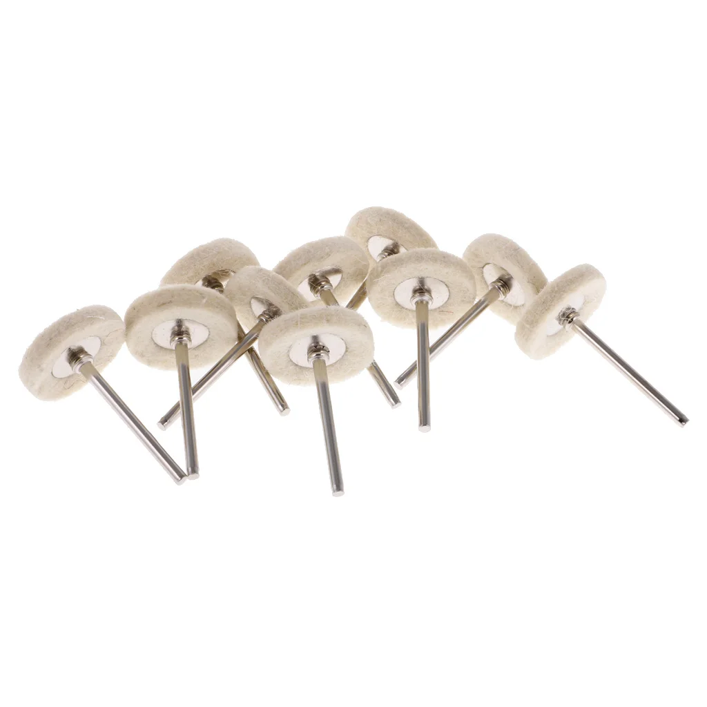 

10Pcs Polishing Wheel Buffing Pad Brush Set Accessories For Rotary Tools