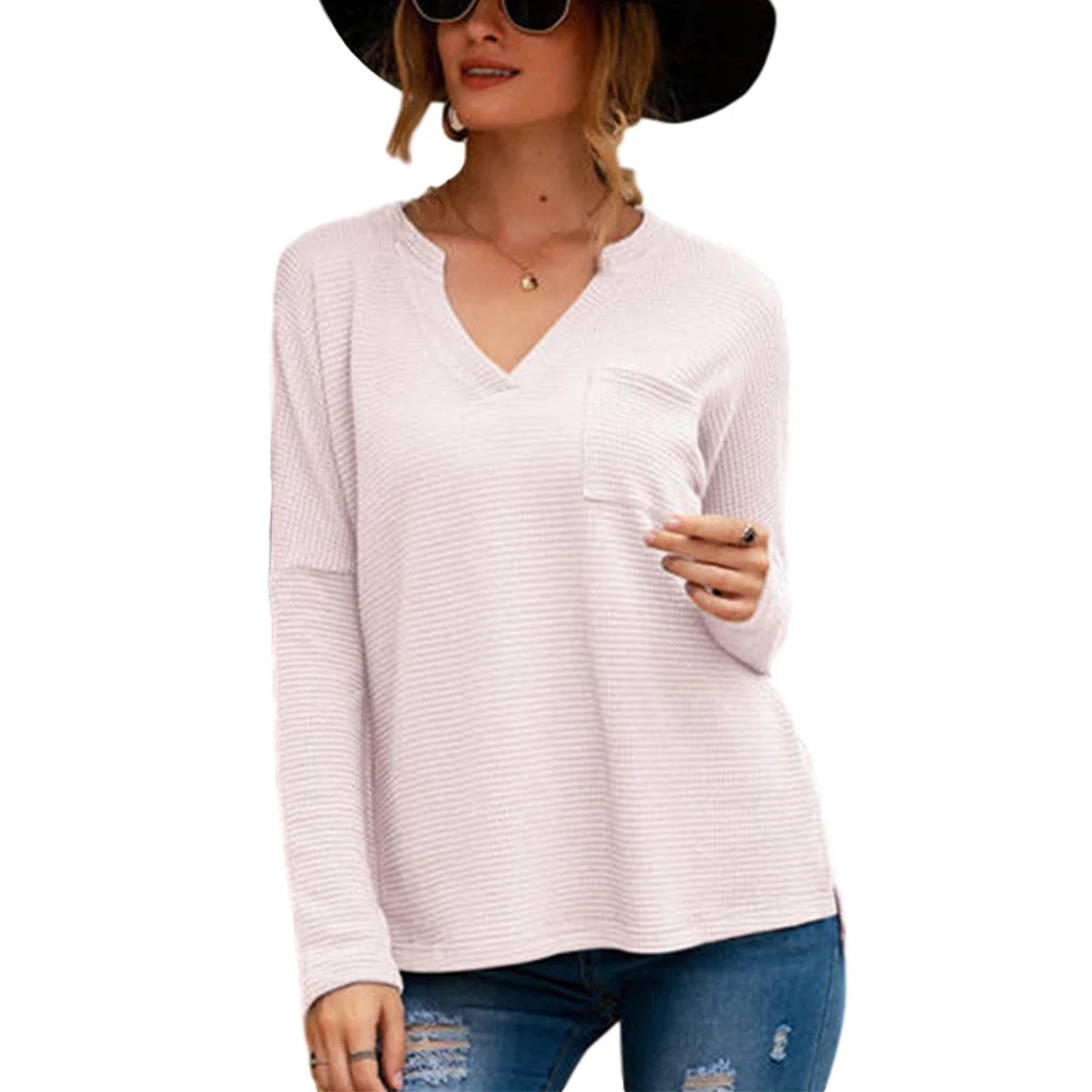 

Sweatshirt Women Autumn Women Pullover Knitwear Hollow Jumper Crop Top Solid Women Clothes V Neck Pull Femme Sweatshirts