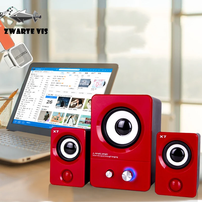 New Bluetooth Speaker Computer Multimedia Speaker Desktop H Ome Small Audio Subwoofer Mini Game Active Speaker Bluetooth Speaker Computer Speakers Aliexpress