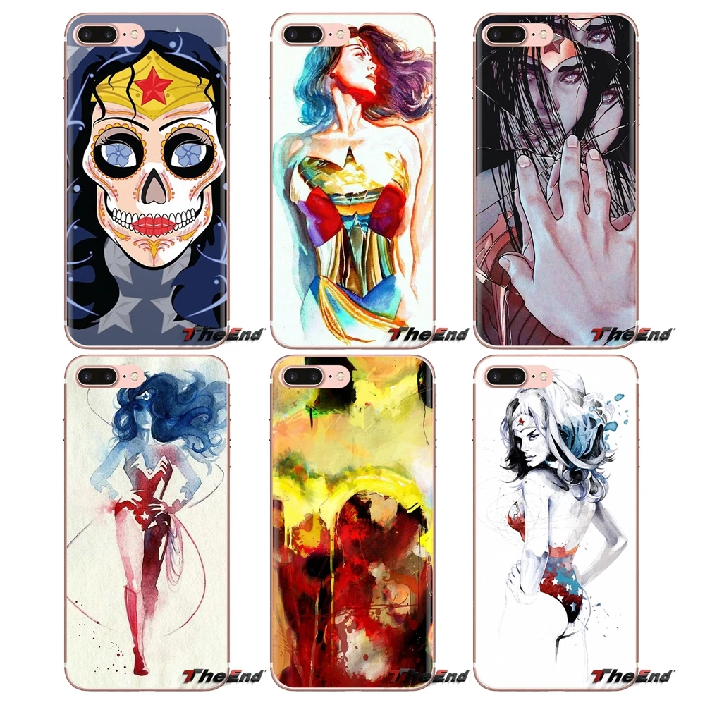 

Wonder Woman hero For Huawei Mate Honor 4C 5C 5X 6X 7 7A 7C 8 9 10 8C 8X 20 Lite Pro Soft Transparent Shell Covers