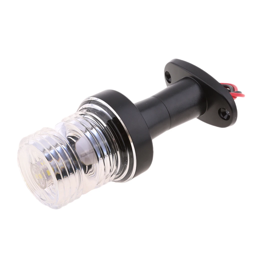 Boat Yacht All Round Anchor 360 Degree LED Daylight White Navigation Light Splashproof 5 inch,  12V
