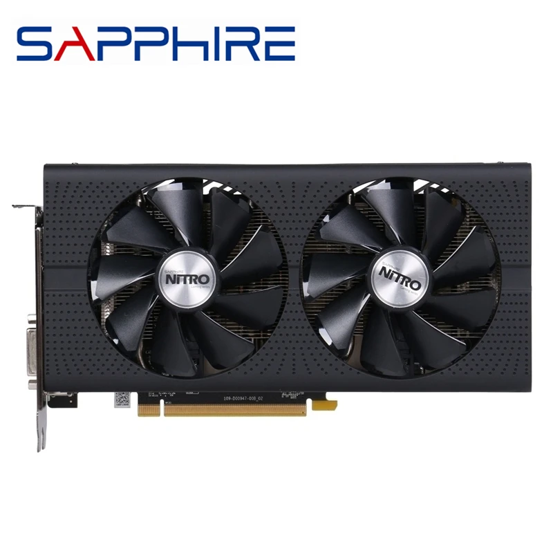 Видеокарты SAPPHIRE RX 470 4GB видеокарты GPU AMD Radeon RX 470D RX470 RX470D видеокарты компьютерная игровая карта HDMI PCI-E X16 не майнит