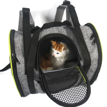 

New Breathable Pet Dog Cat Carrier Travel Backpack Pet Carrier Bag Folding Dog Cat Outdoor Bag Portable Shoulder Bag Pet Supplie