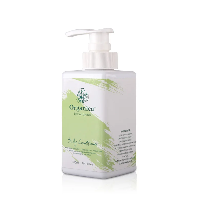 300ml Keratin Daily Conditioner Care For Hair Organic Hydrolyzed Keratin Repair and Smooth Damaged Hair Nice Smell Jasmine