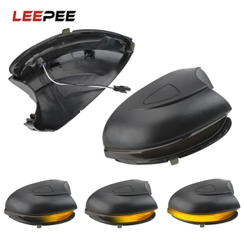 

LEEPEE Dynamic Turn Signal Blinker Side Mirror Indicator for Volkswagen For VW Golf MK6 for GTI 6 R line VI R20 Touran GTD