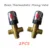 2PCS Brass Thermostatic Mixing Valve Silver Plating Bathroom Faucet Temperature Mixer Control Thermostatic Valve Home