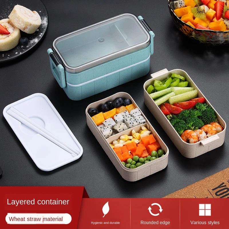 Коробка bento в японском стиле Ланч бокс для офисных работников с обедом