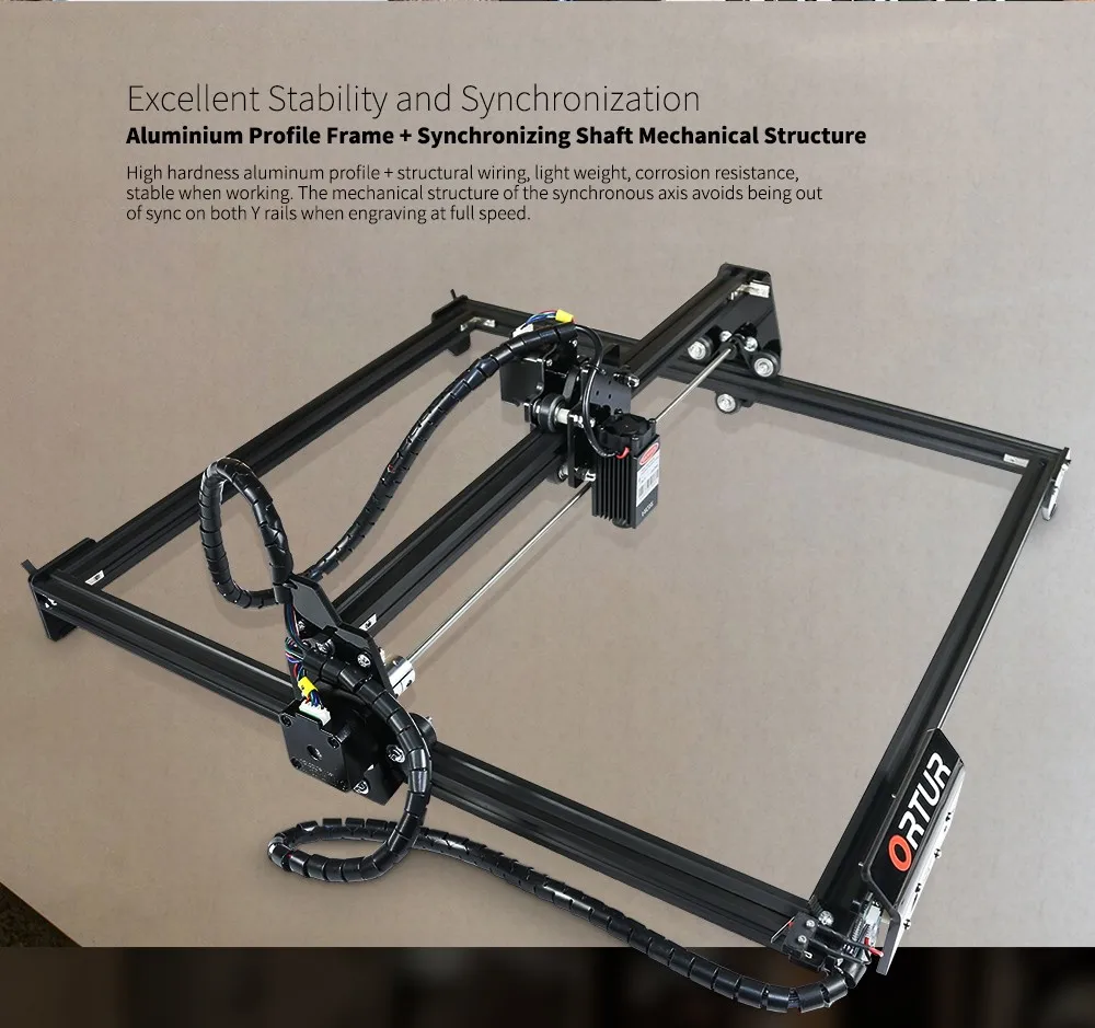 Estrutura do Quadro Escultura a Laser Proteção de Posição Máquina de Gravura a Laser com Stm32 Ortur Fábrica Ativa Olm2 Mcu Master2 8 High Quality Computador e Escritório