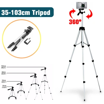 

Tripod For Mobile Tripods Camera Stick bluetooth Stand Monopod Cam Box Photo Holder Desktop Smartphone Adjustable Tripod Para