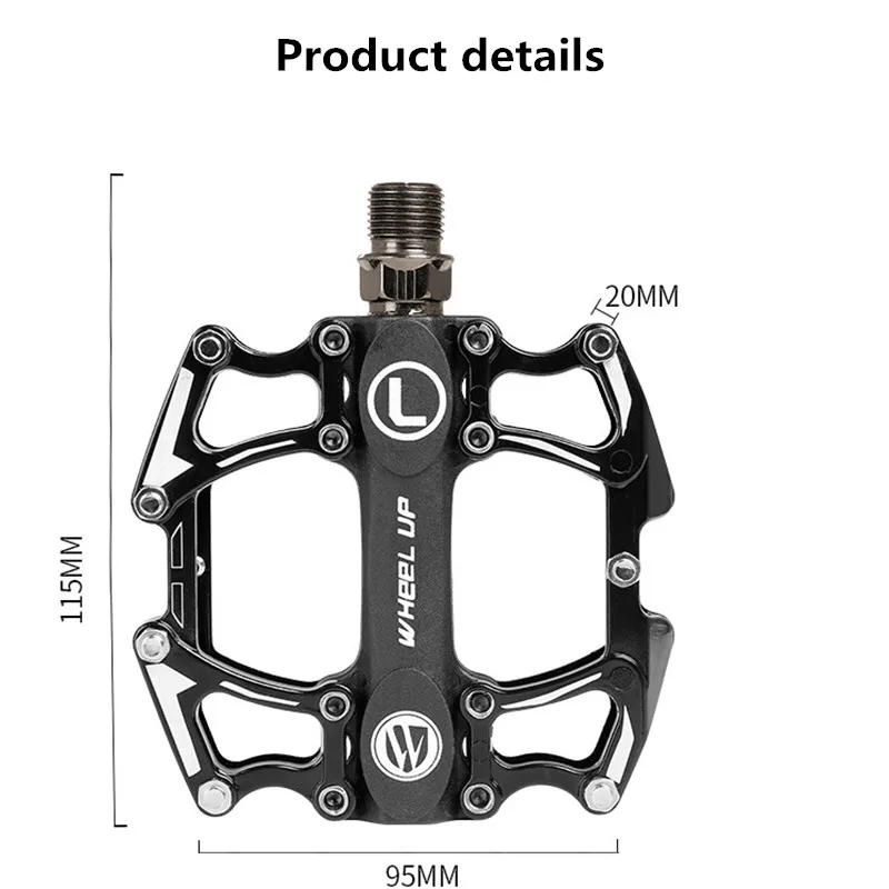 Нескользящая велосипедная педаль, горный велосипед дорога полностью подшипник герметичный алюминий Сверхлегкая педаль велосипед запчасти
