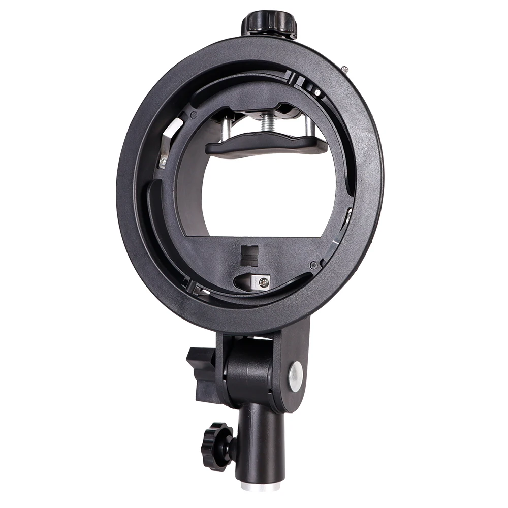 Description Picture 4 of itemShort Version S-Type Bracket For Speedlite Flash Handheld Grip Holder For Bowens Mount Softbox Beauty dish Reflector Umbrella