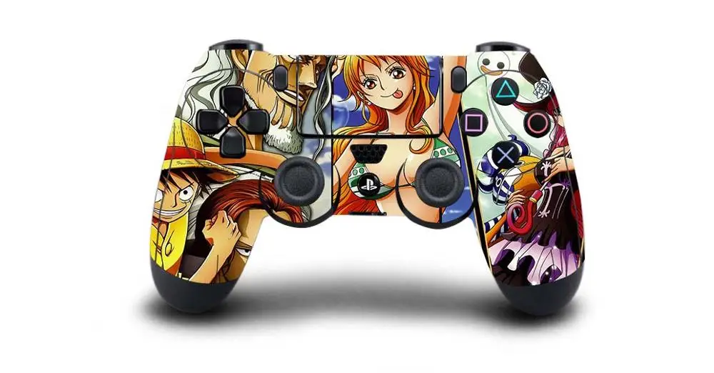 QBTM1481 1 шт. one piece Luffy PS4 наклейка для sony PS4 Playstation 4 для Dualshouck 4 игры PS4 контроллер наклейка s - Цвет: QBTM1481