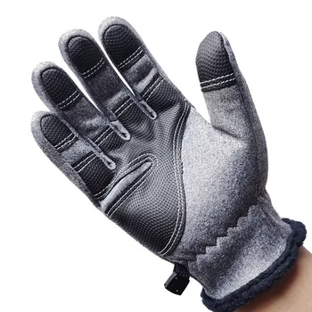

Men Women Winter Touch Screen Gloves Warm Windproof Glove Zipper Velvet Lining Waterproof Anti-slip Riding Skiing Snow Gloves