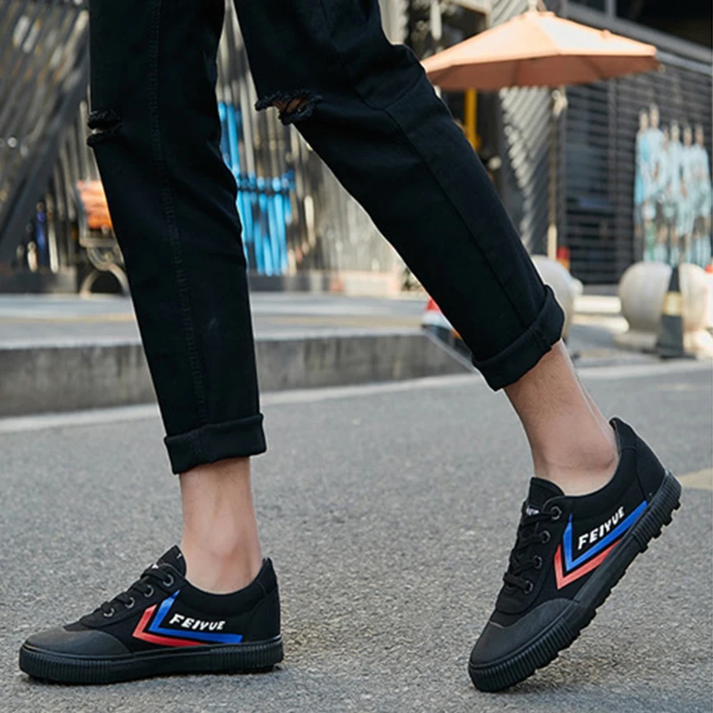 Feiyue/обувь в китайском стиле; обувь для кунг-фу; женские и мужские кроссовки на мягкой резиновой подошве; Tai Chi Taekwondo; спортивные кроссовки Feiyue