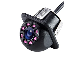 Enhanced Rearview Car Camera with Night Vision, Mini Waterproof HD for Auto Parking Assistance (With IR)