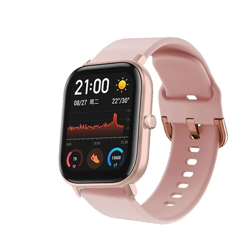 Silicone Band with Soft TPU Full Coverage Protective Case and Strap Replacement
