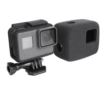 

Ultralight Windshield Wind Noise Reduction Sponge Foam Case Cover Housing For Go Pro Hero 7 Black 6 5 Action Camera Accessories