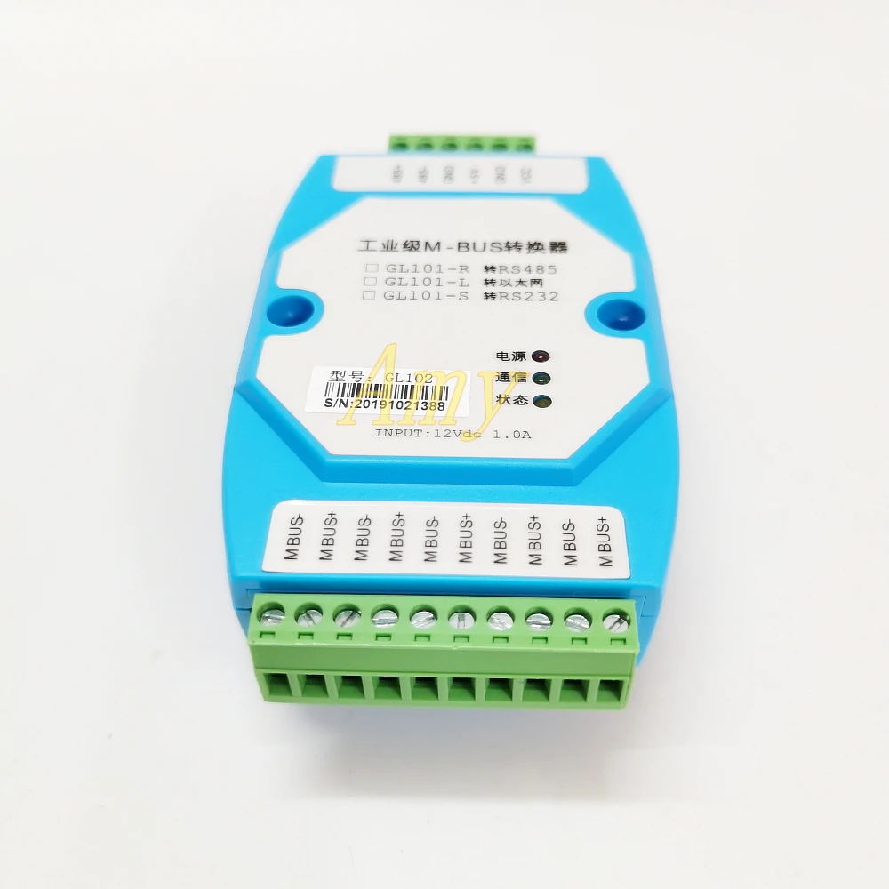 MBUS/M-BUS-MODBUS-RTU 변환기 RS485는 500개의 MBUS 장비를 연결하여 투과율을 지원합니다.