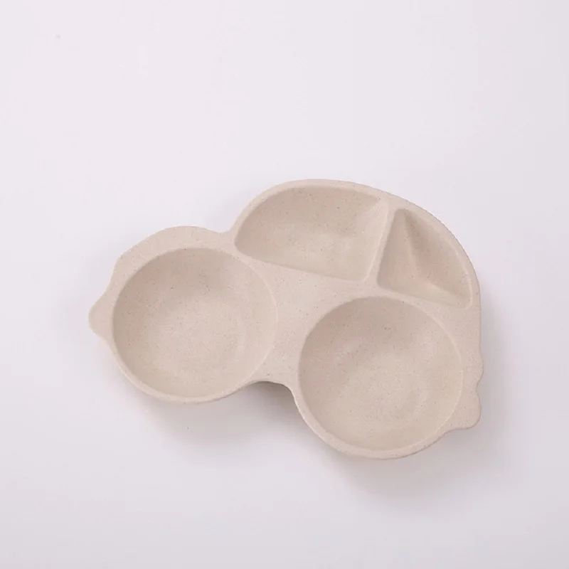 Toddler Baby Kid Dishes Tray Feeding Food Tableware Cartoon Car Food Plates Kids Children Eating Dinnerware Tableware Tray Plate