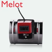 SUS 201 воздушная Демпферная заслонка HVAC Электрический воздуховод значение моторизованный воздушный демпфер труба клапан 100-250 мм с DC24V 14Nm 24S привод