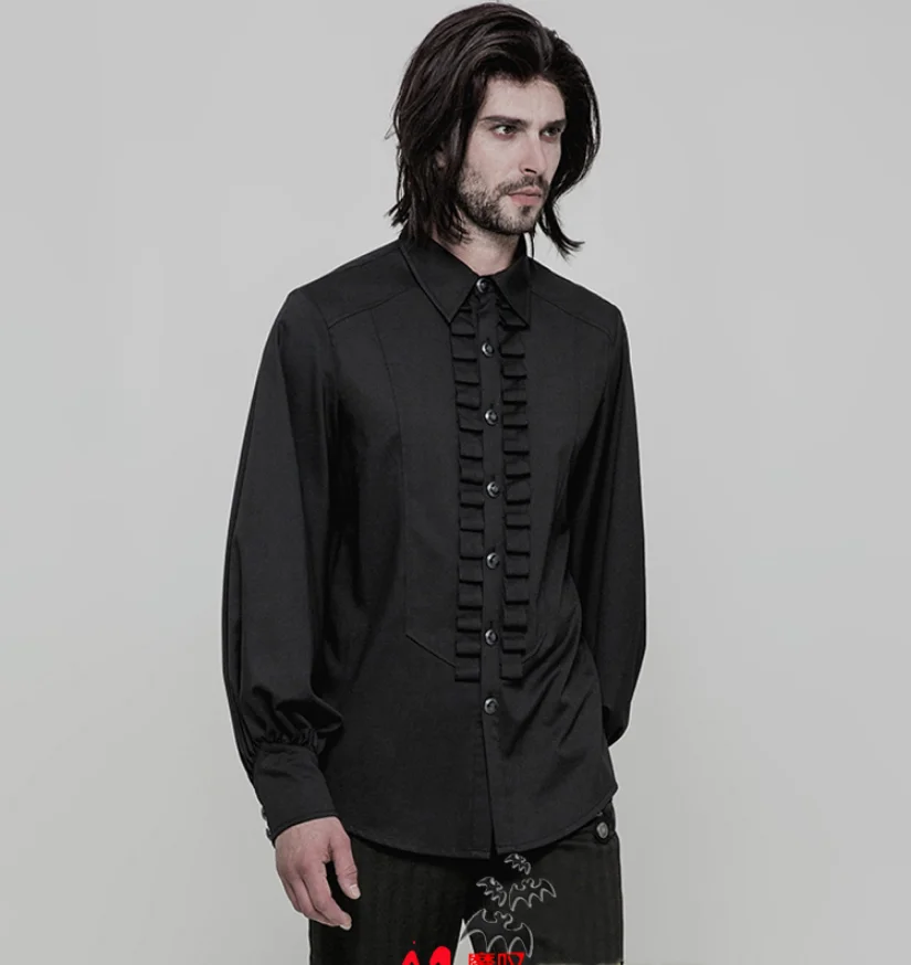 S-6XL! новая мужская одежда GD Hair Stylist модная военная форма панк готика рубашка с длинным рукавом костюмы для певцов больших размеров