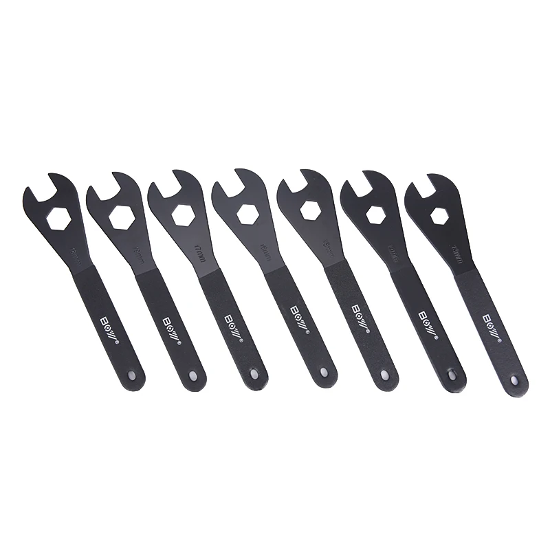 New Arrival 13mm 14mm 15mm 16mm 17mm 18mm Cone hot Carbon Steel Bicycle Spanner Wrench Spindle Axle Bike Repair Tool Fit |