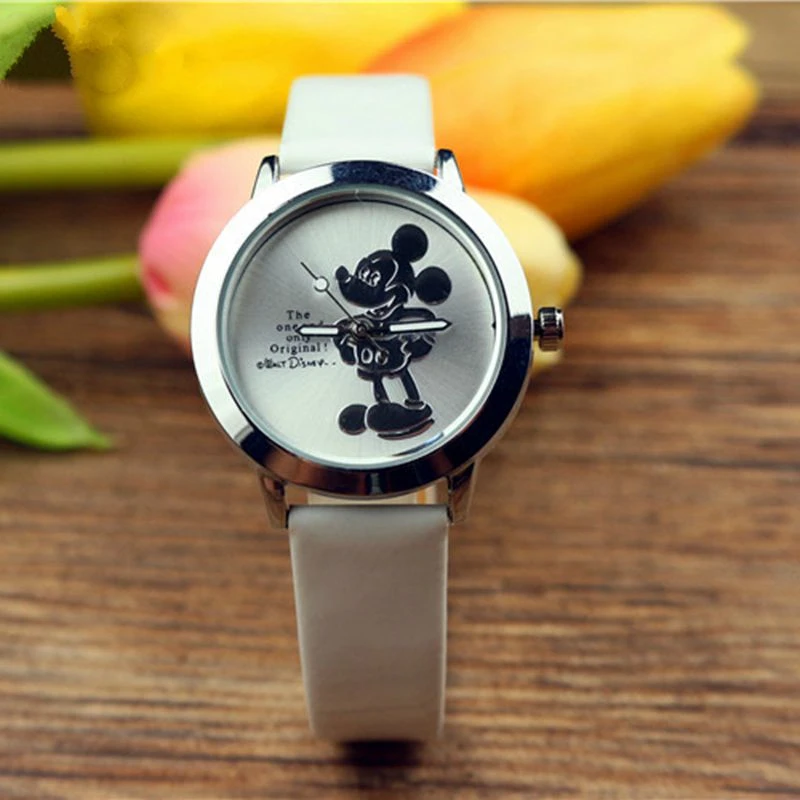 New 3d Mickey Mouse Minnie Quartz Watch Children Student Cartoon Cute Women  Ladies Wristwatch Montre Pour Enfants Kinderhorloge - Children's Watches -  AliExpress