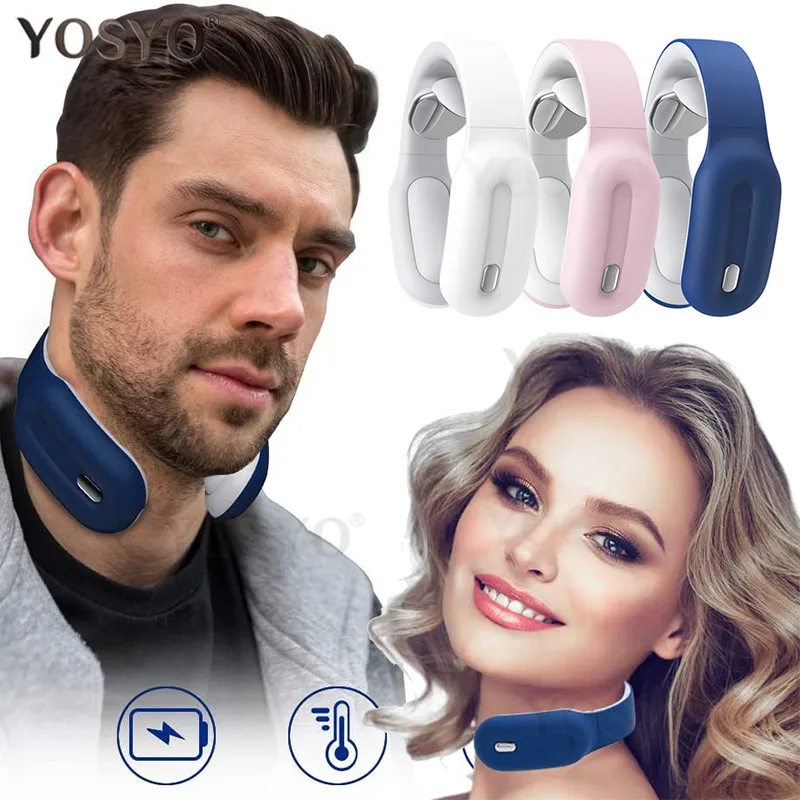 ¡Novedad! Masajeador de hombro con control remoto inteligente EMS, entrenador de ejercicios de relajación, alivio eléctrico del dolor, herramientas para vértebra cervical, fisioterapia|Cuello masaje instrumento| - AliExpress