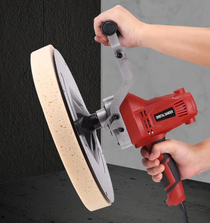 

220V electric concrete epoxy cement mortar smoothing wall polishing machine dust-free wall mill