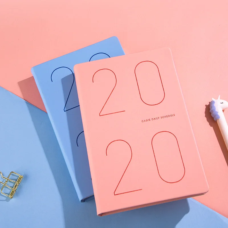 

Agenda 2020 Planner Organizer Diary A5 Notebook and Journal Weekly Monthly Note Book Travel Notepad School Business Handbook