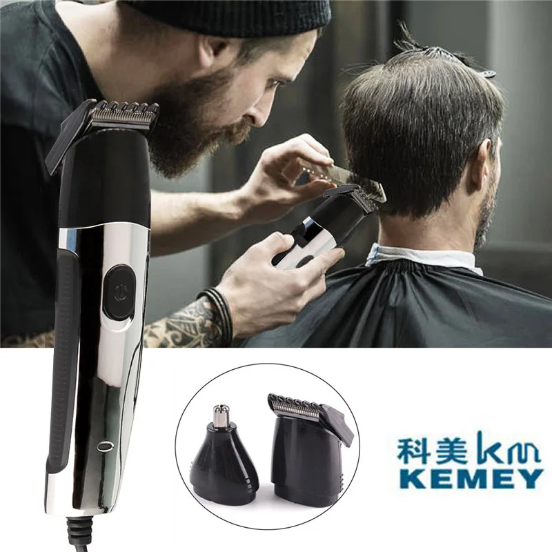 

Kemei Professional Electric 2 IN 1 Nose Trimmer Hair Clipper Trimmer Shaver Razor Salon Clipper for Men KM-522B