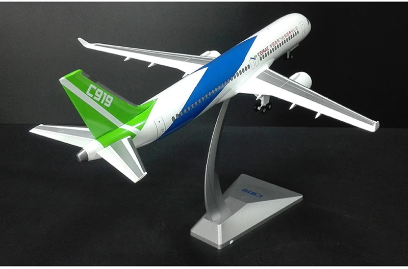 1/120 масштаб сплава самолета C919 COMAC китайские игрушечные модели самолетов детей подарок для коллекции