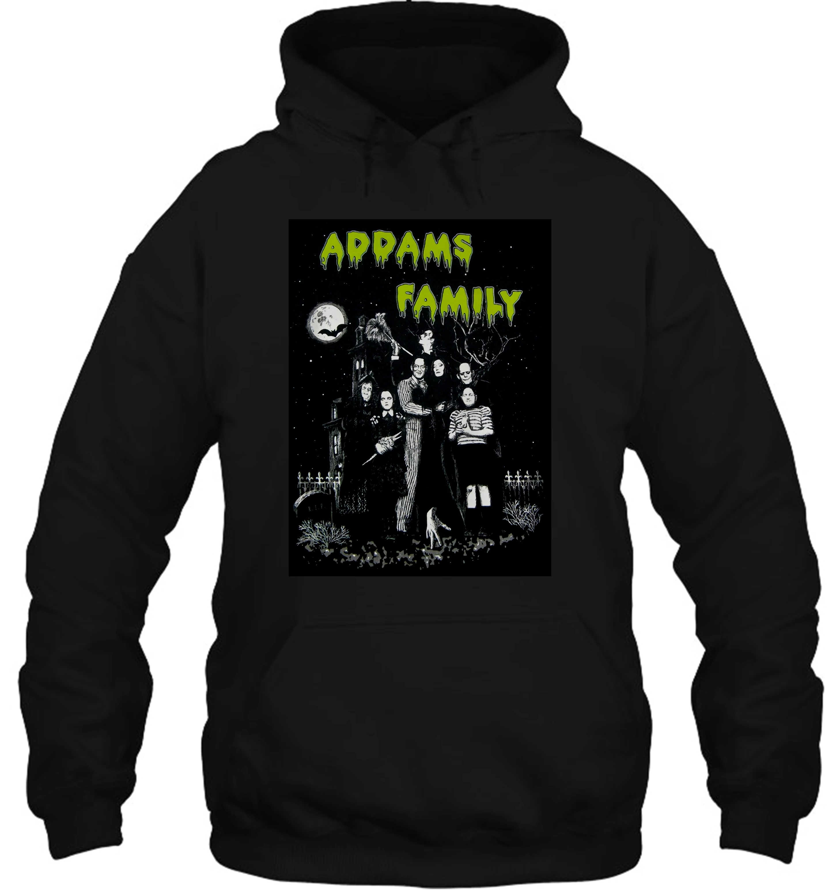 Мужская толстовка с капюшоном THE ADDAMS FAMILY HORROR MOVIE размеры женская уличная одежда