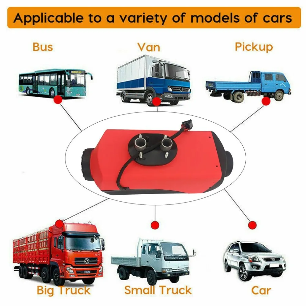 12 В 2 кВт/3 кВт подогреватель воздуха, дизель-нагреватель стояночный нагреватель воздушный обогреватель автомобильный Грузовик Лодка Универсальный Дизельный подогреватель воздуха