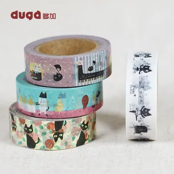 

Cute Creative Emoticon Masking Washi Tape DIY Decorative Adhesive Tape For Diary Scrapbooking Decoration Office School Supplies