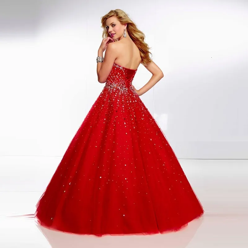 Vestidos de 15 anos Бальные платья Hot5, бальные платья для выпускного вечера,, недорогие Бальные платья с кристаллами и бисером на шнуровке