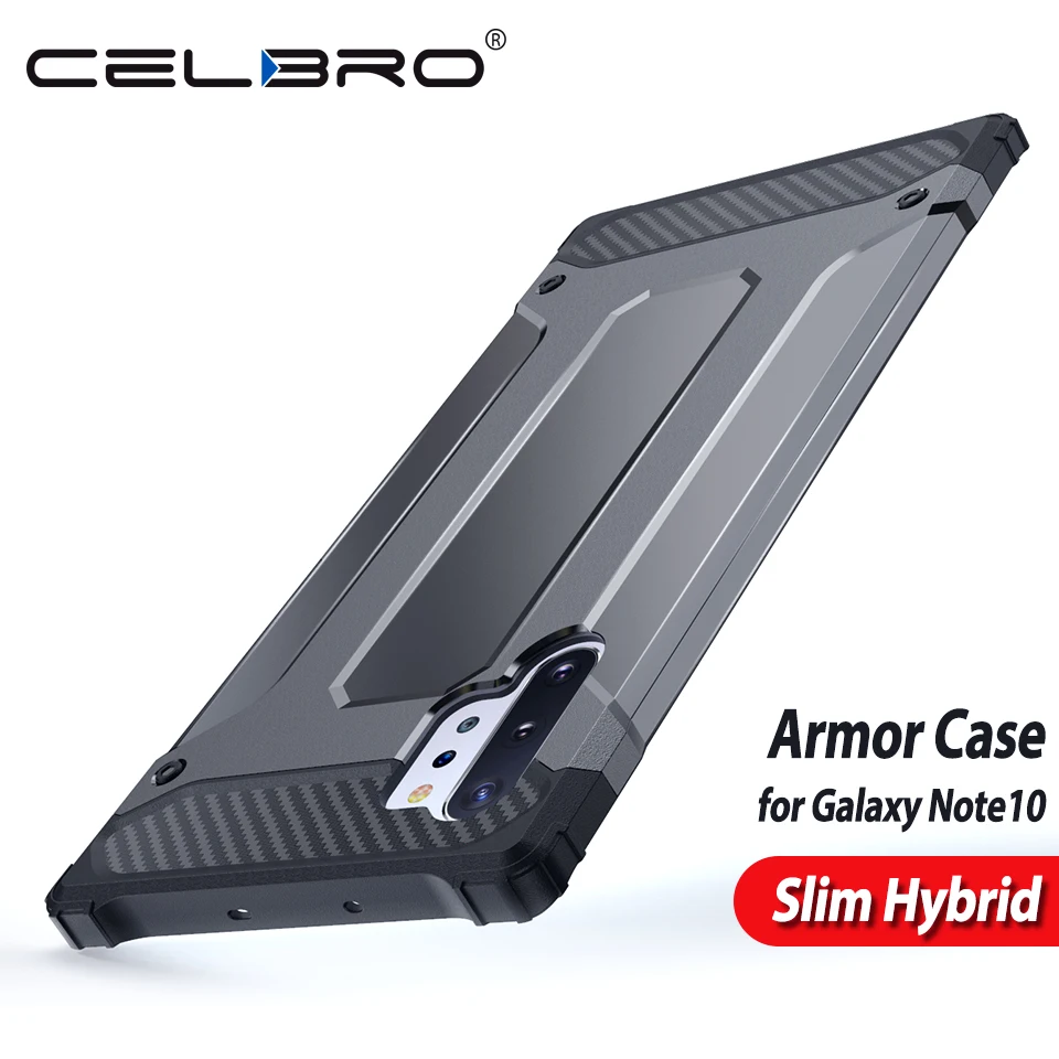 

Hybrid Armor Bumper Case for Samsung Note 10 Plus Back Cover Capa for Samsung Note10 Plus Phone Case Silicone Shockproof Cases