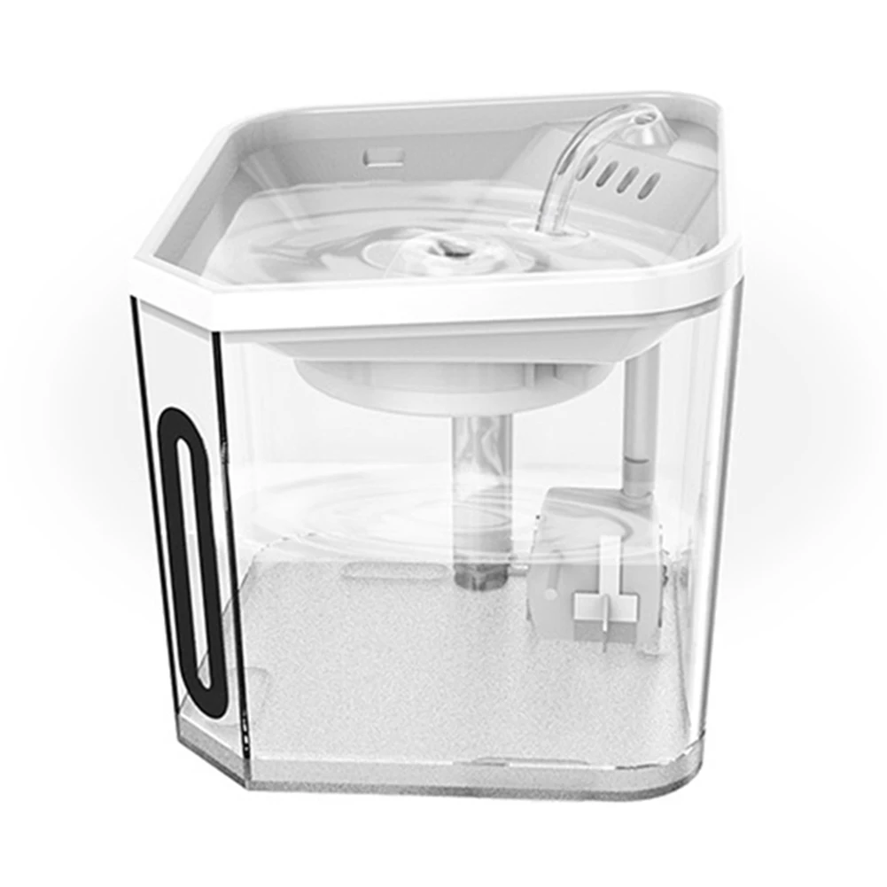 2L Pet Dog Cats Automatic Electric Water Fountain Dispenser Drinking Bowl Feeder