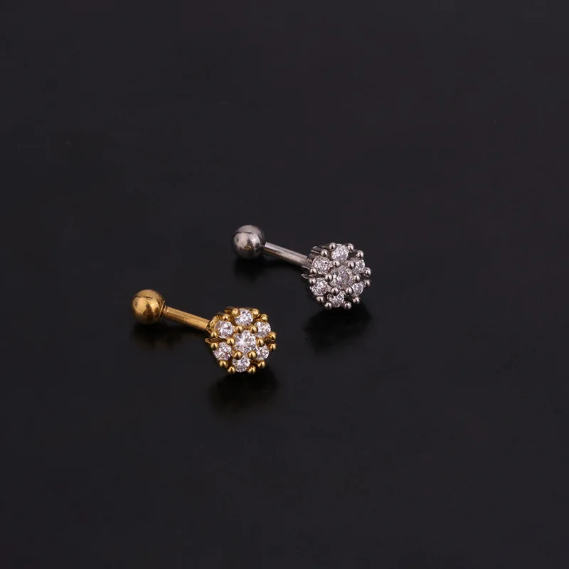 Фото Серьги-гвоздики для бровей диаметром 1,2x8 мм, 1 шт. №4