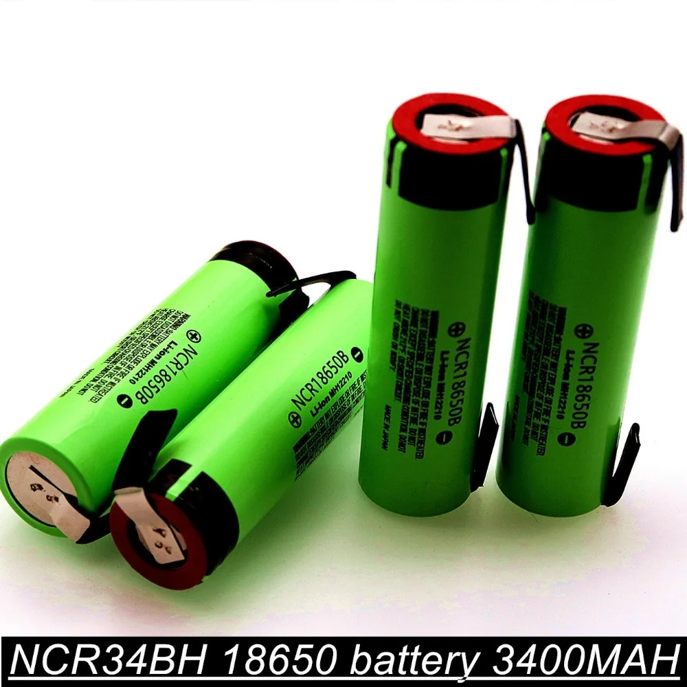 NCR18650B 3,7 v 3400mah 18650 литиевая аккумуляторная батарея для фонариков
