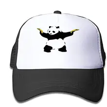 HHNYL сетки Кепки плохая панда трафарет Кепка-тракер Шапки Бейсбол Шапки Регулируемый для детей ясельного возраста