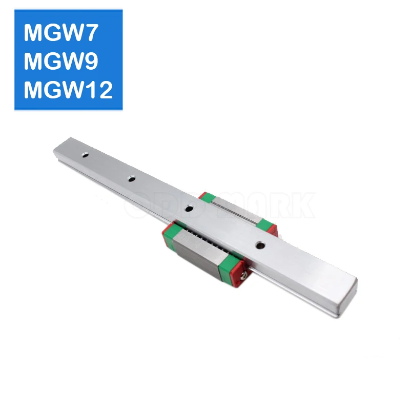 Cnc части MGW7 MGW9 MGW12 300 350 400 500 600 800 мм миниатюрные линейные рельсы горка 1 шт.