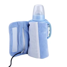 USB Flessenwarmer Draagbare Reizen Melk Warmer Baby Zuigfles Verwarmde Deksel Isolatie Voedsel Heater(China)