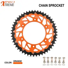 Cadeia Roda Dentada Traseira da motocicleta Para KTM SX EXC MXC SXS XC-W SX-F EXC-F XC-F XCF-W XC-W SMR 125 150 200 250 300 350 450 520 525
