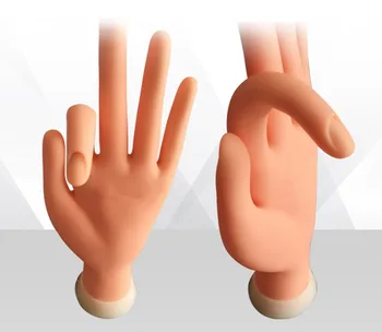 

Nail Practice Hand Prosthetic Hand Nail Tips Practice Model Fingers Flexible Thick Durable