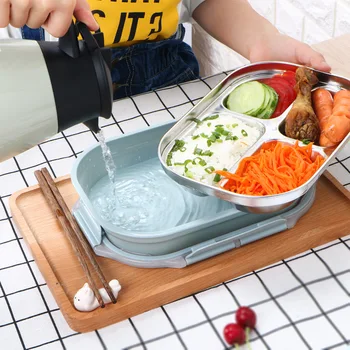 

1pcs Portable Healthy Material Lunch Box Bento Boxes Microwave Dinnerware Food Storage Container Foodbox